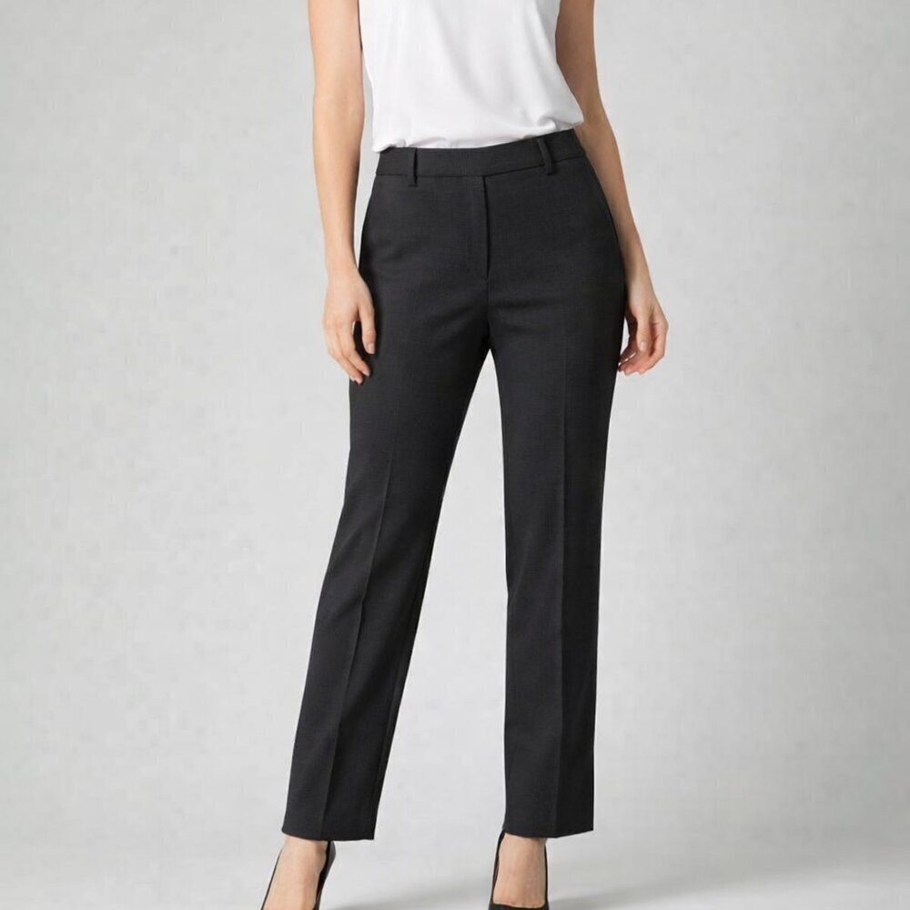 Mac & Jac Women’s Black Dress Pants Size 14 Straight Leg 30” Inseam Career Work